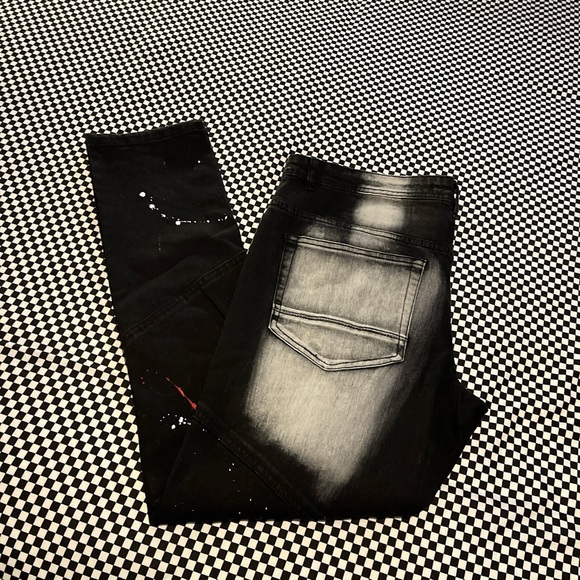 Brand new Arketype paint splatter jeans 38/32 - Picture 2 of 7